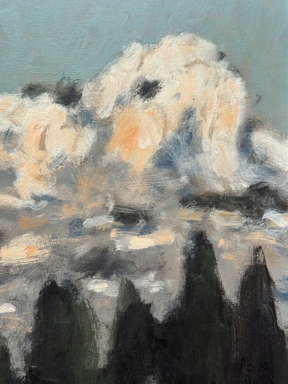 Image 1 of Yann Rebecq (né en 1955) - Mas sur la route de Servières, à St-Rémy de Provence, huile sur toile