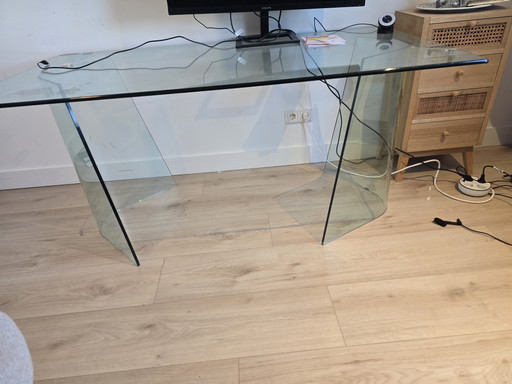 Prachtig Bureau Glas Met Handgeblazen Poten (photo 2 of 6)