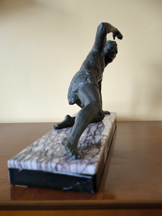 Image 1 of Sculpture: An Athlete Looking Away