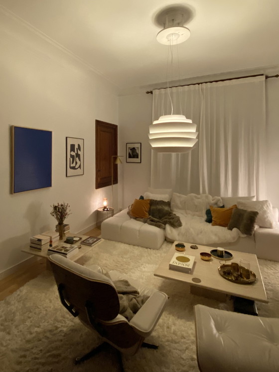 Image 1 of Pair of travertine coffee tables