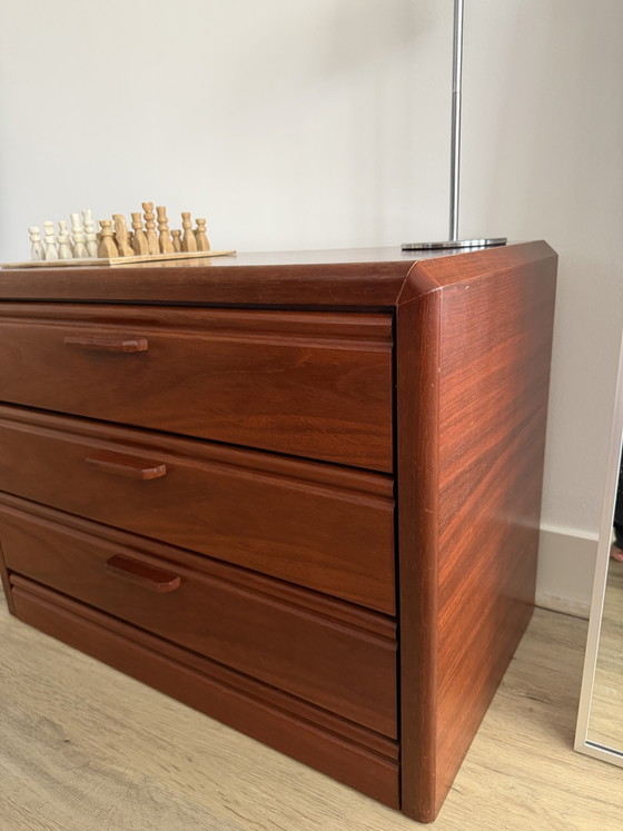 Vintage Hülsta Ladekastje — Mahoniekleurig, Jaren ’70/’80 – Ladekasten, Wood (photo 5 of 9)