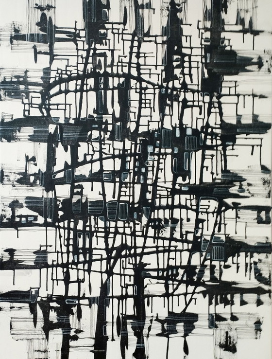 Composición Abstracta XXL – Pinturas y dibujos, Lienzo (photo 8 of 15)