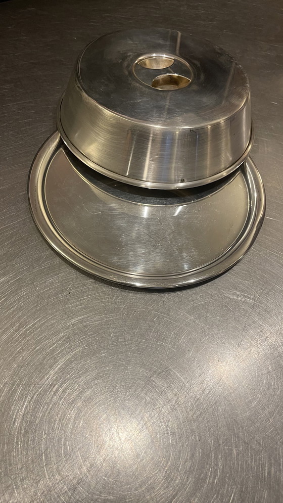 Image 1 of Zilveren kaas of gebak stol