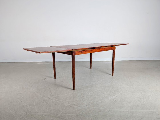 Image 1 of Midcentury Esstisch JL ausziehbar Niels Møller Palisander Vintage