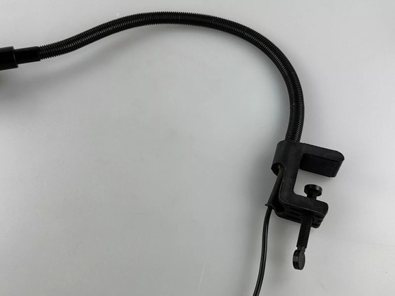 Image 1 of 60s 70s tafellamp klem lamp zwanenhals space age design metaal