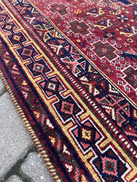 Image 1 of 100% wollen vloerkleed uit de jaren 1940