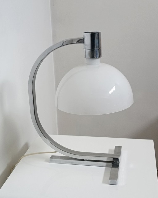 AM/AS-Lampe von F. Albini, A. Piva und F. Helg für Sirrah, 1960er Jahre – tafellampen, Glass