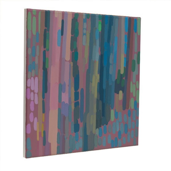 Image 1 of Malerei Waldlicht 2, handgemaltes Unikat, Natur, Landschaftsmalerei, Acrylmalerei 40x40cm