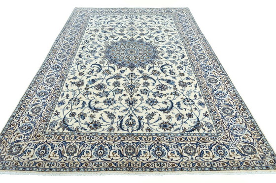 Image 1 of Alfombra oriental Nain 9La anudada a mano con contenido de seda - 303 x 197 cm