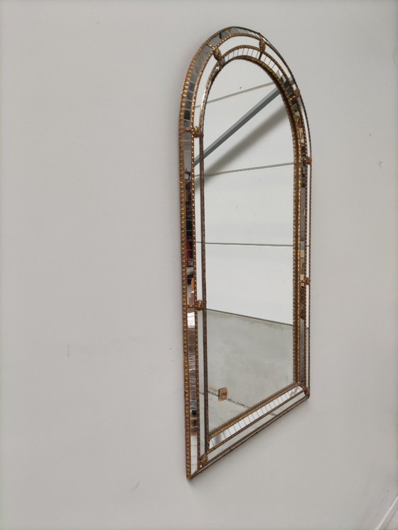 Image 1 of Venetian mirror VRP Espejos Artesanía - Spain ca. 1980 - Craft & Hollywood Regency