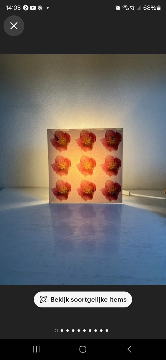 Image 1 of Lampada da parete IKEA Marion 1995 Pannelli intercambiabili