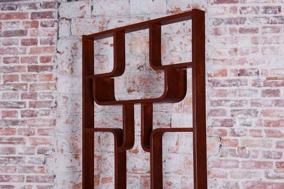 Restored Midcentury Divider, By Ludvik Volak, Revived Polish, Czech, 1960s – Room screens, Wood (photo 5 of 9)