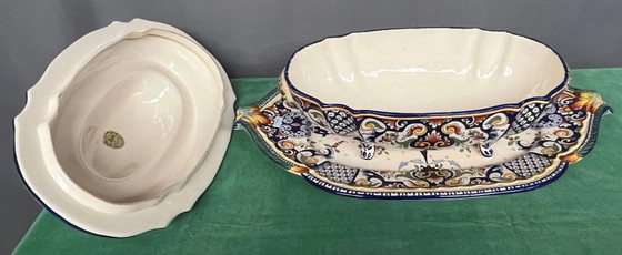 Rouen. Terrine. – Servies, Porcelain (photo 5 of 7)