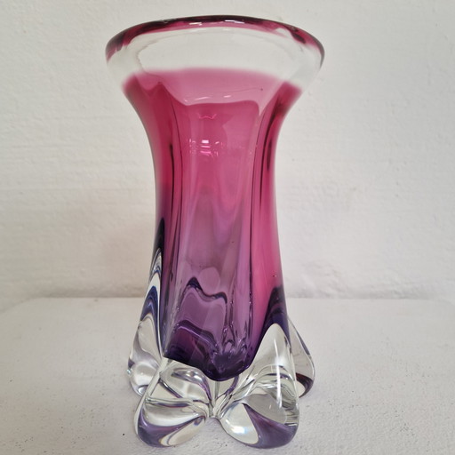 Pink/purple Murano vase