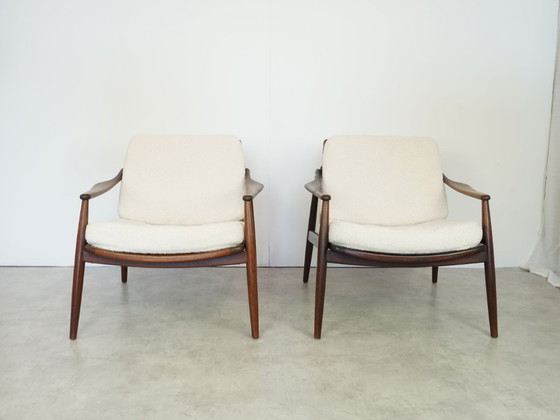 Image 1 of 2 fauteuils Hartmut Lohmeyer pour Wilkhahn, design Mid Century