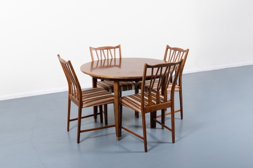Ensemble de salle à manger suédois moderne du milieu du siècle par Nils Jonsson pour Hugo Troeds