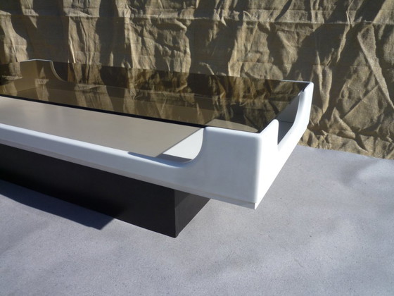 Mesa de centro Space Age con cajón – Mesas de centro, Vidrio (photo 6 of 6)