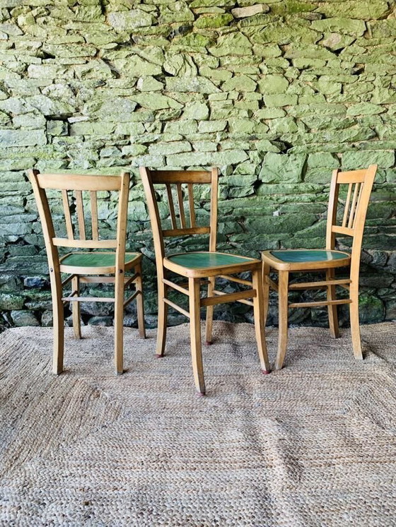 Image 1 of Set van 3 bistrostoelen
