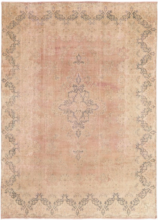 Tappeto orientale originale annodato a mano, vintage, artistico, moderno, 400 x 280 cm, condizioni eccellenti