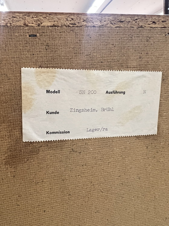 Image 1 of Mid - Century walnut sideboard - mid 60's Scandinavian design made in Germany.