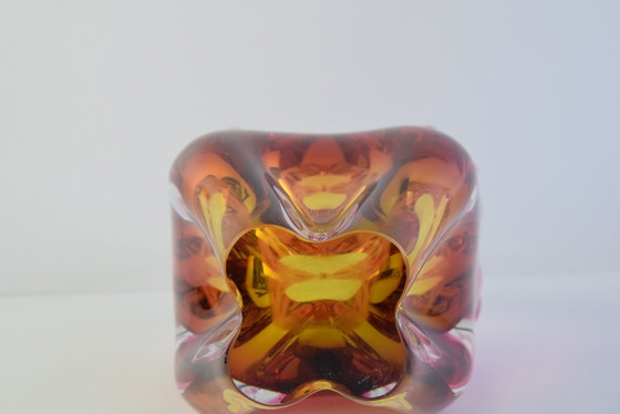 Image 1 of Mid Century Czech Art Glass Mandkom door Josef Hospodka