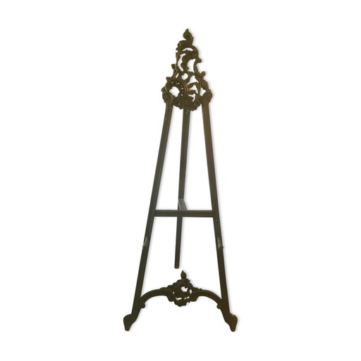 Chevalet de présentation en bois sculpté