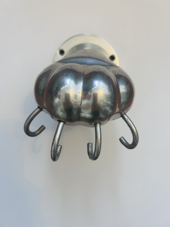 Image 1 of Gancio da parete vintage, artiglio, alluminio