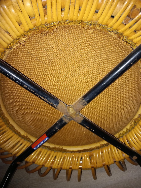 Image 1 of Sedia in rattan dal tipico design olandese per Rohé Noordwolde Holland
Design olandese degli anni Sessanta