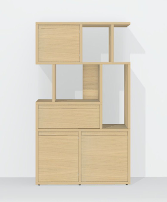 Image 1 of Tylko Wall Storage with Doors and Drawer.