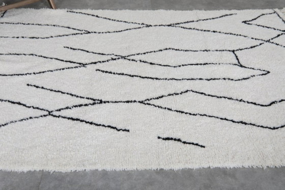 Image 1 of Tapis marocain moderne Beni Ourain 3 x 2 m