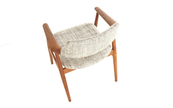 Image 1 of Svend Åge Eriksen voor Glostrup GM11 stoel vintage Deens design nieuw gestoffeerd