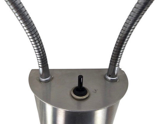 Image 1 of Hala Zeist  - flexibele armen - geborsteld aluminium - post modern - 80's