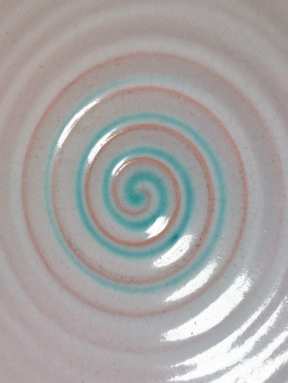 Image 1 of Antieke Art Deco fruitschaal/bord van Martha Katzer Majolica