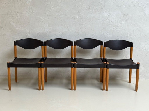 Chaises empilables Casala « Strax » vintage | Hartmut Lohmeyer