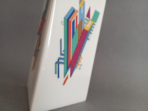 Marcello Morandini Constructivistische/Postmoderne 'Alfabet' Vaas Rosenthal 1980