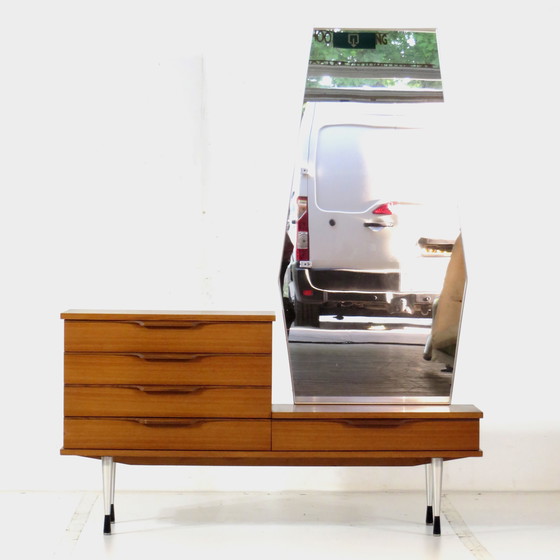 Image 1 of Vintage mid - Century dressing table in teak, 1960s