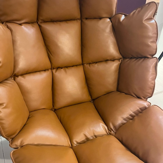 Image 1 of Fauteuil pivotant Husk de B&B Italia avec repose-pieds