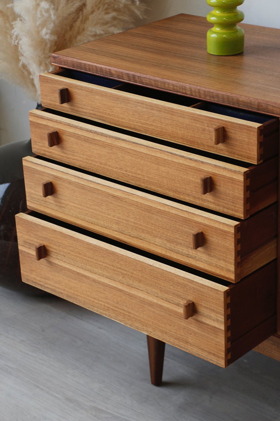 Image 1 of Vintage Walnut sideboard - 60's