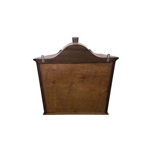 Antiker Wandvitrine aus Wurzelnussholz, 1970er Jahre – wanddecoratie, Wood (photo 2 of 7)