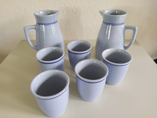 Carafes et coupes à vin