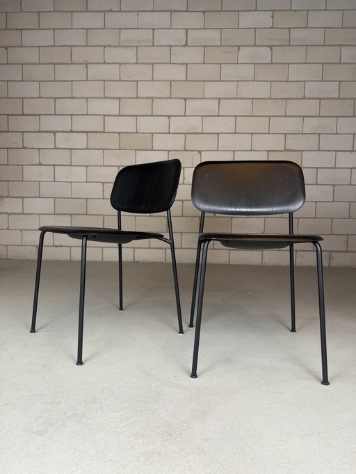 2x HAY Soft Edge 40 Chaise de salle à manger