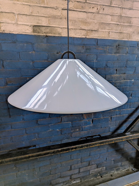 Image 1 of Lampe de poche vintage en plexiglas / Zwart Metaal, Spaceage