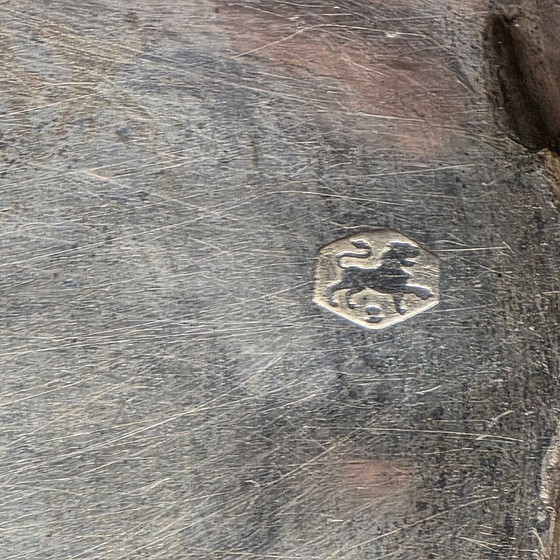 Image 1 of Antique Dutch silver pill box, from 1857