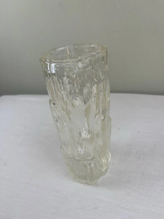 Vase cascade en verre – Crystal, Glass, Mid Century Modern (photo 7 of 8)