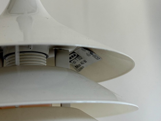 Image 1 of 2x Vintage IKEA lamp: witte Duett T202, Bent Gantzel Boysen