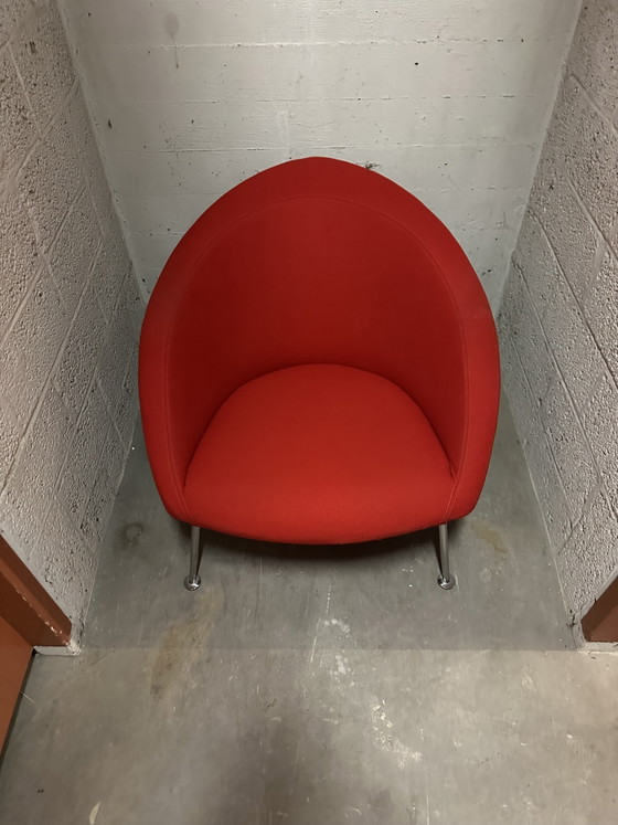 Image 1 of Poltrona Artifort Hanna rossa 5x