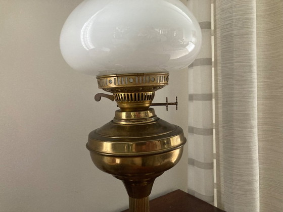 Antica lampada a olio in rame – Lampade da tavolo, Copper (photo 4 of 6)