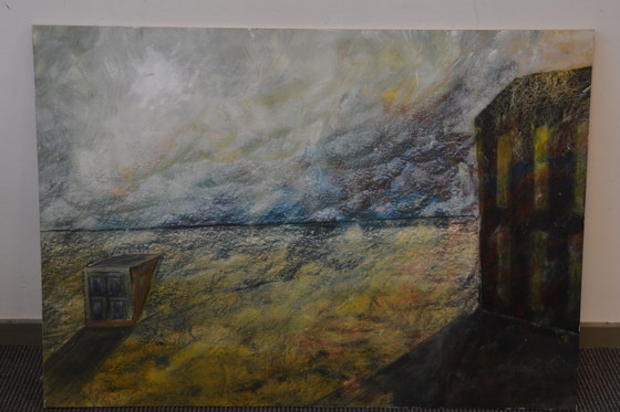 Image 1 of Ölgemälde auf einer Tafel (signiert) Joop Serno