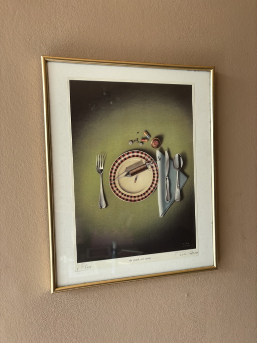 Karl Meersman – „Der Geschmack des Erfolgs“ – Handsignierte Lithografie (3/500)