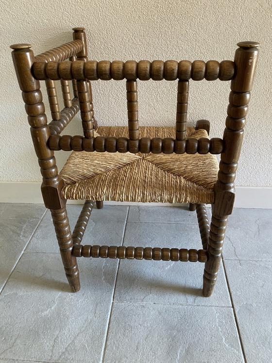Image 1 of Rieten hoekstoel